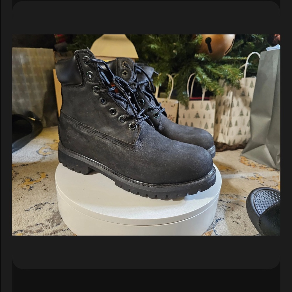 Timberland Kids Black Outdoor Boots